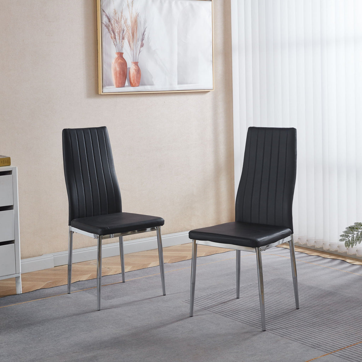 Minimalist Design Dining Chair (Set of 4)