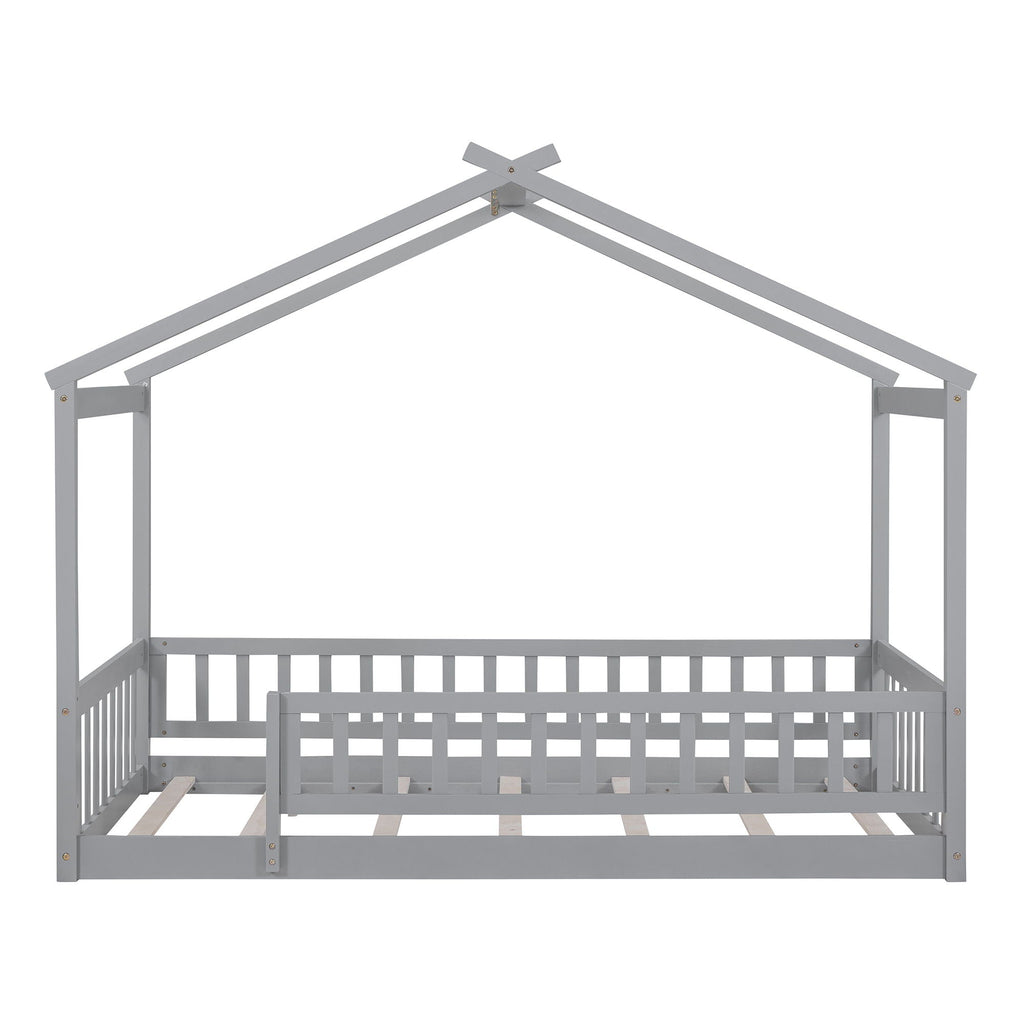Bed House Bed Frame With Fence