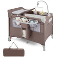 5-in-1 Portable Pack and Play with Diaper Changing Table