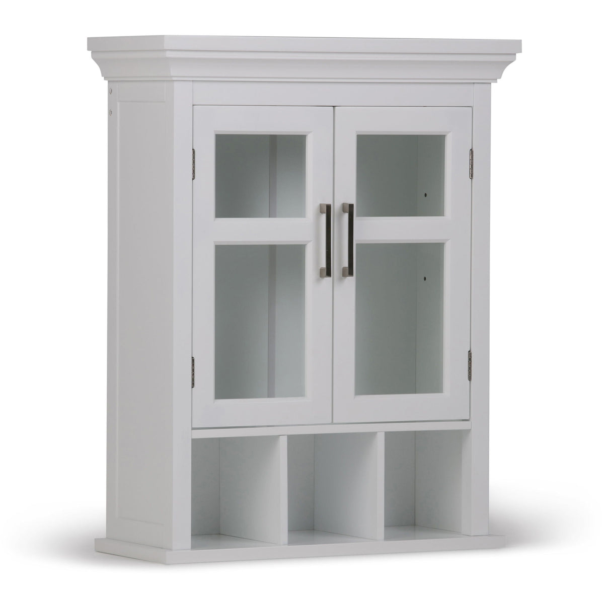 Avington - 2 Door Wall Cabinet With Cubbies - Pure White