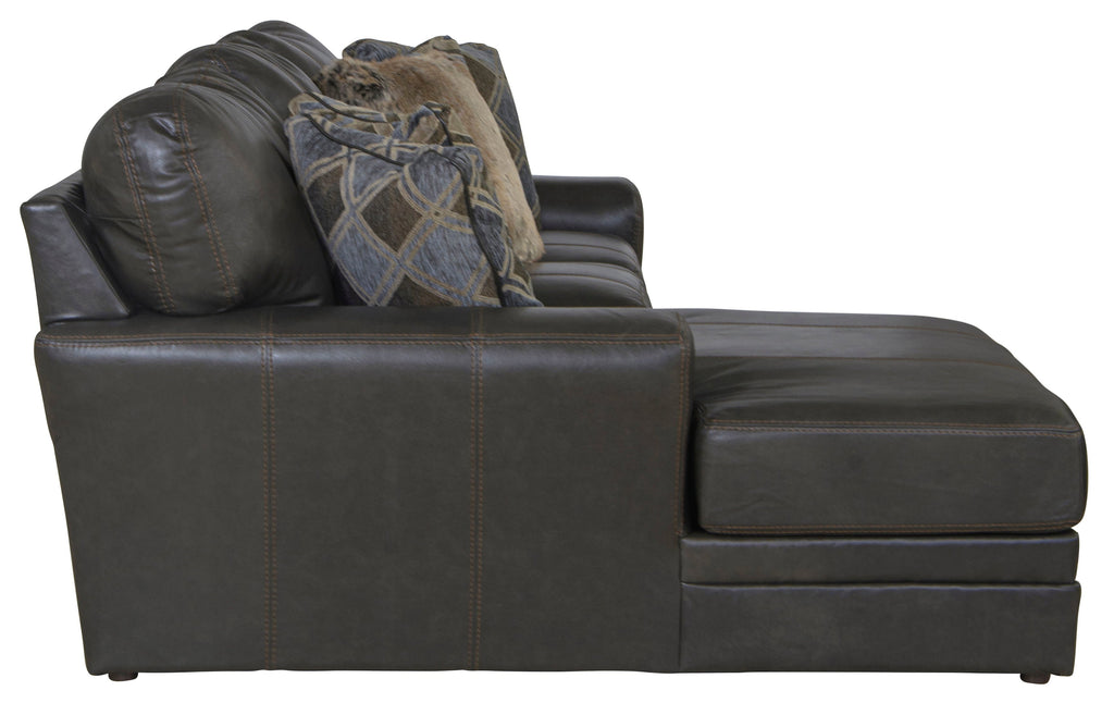 Denali - Italian Leather Match Sectional