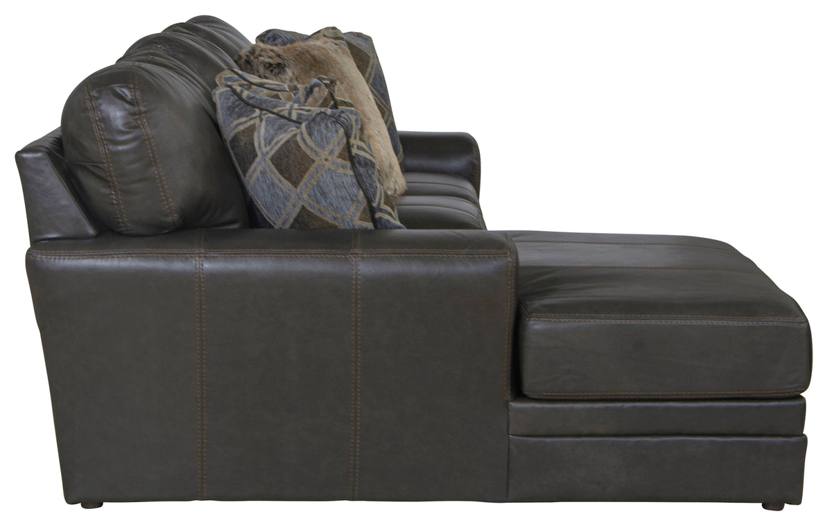 Denali - Italian Leather Match Sectional