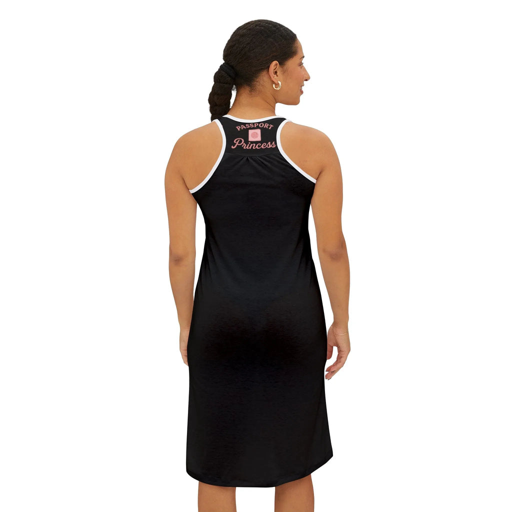 Passport Princess Racerback Dress | Travel Outfit, Vacation Dress, Summer Style, Resort Wear, Gift for Her