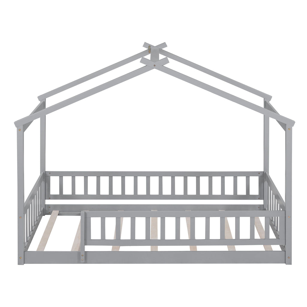 Bed House Bed Frame With Fence