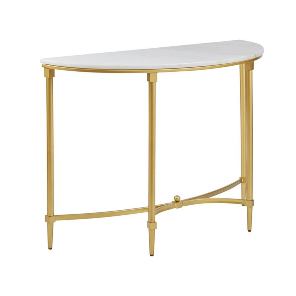 Bordeaux - Console Table - White / Gold