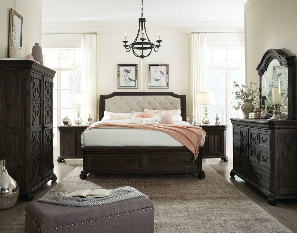 Bellamy - Shaped Mirror - Peppercorn