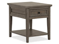 Paxton Place - Rectangular End Table - Dovetail Gray