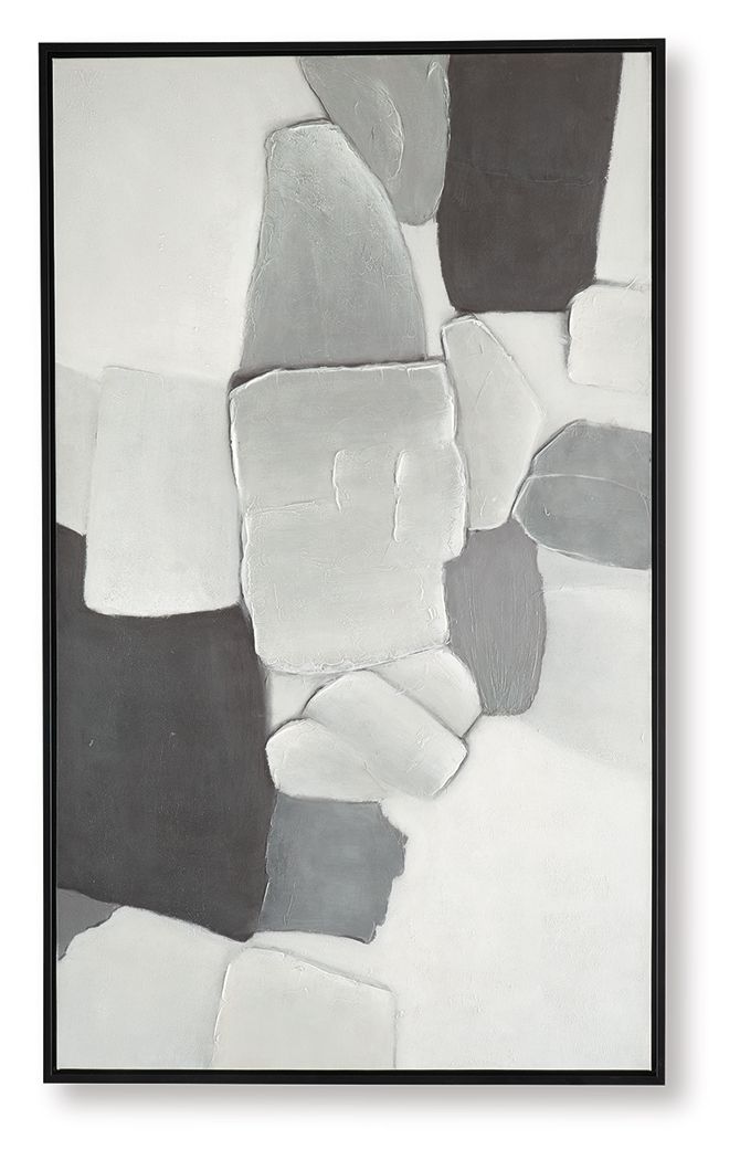 Adilson - Wall Art - White / Gray / Black
