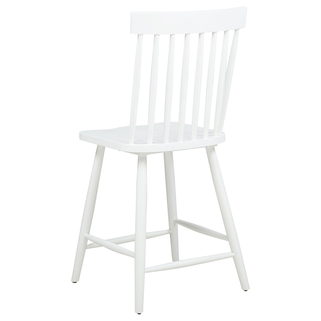 Andrews Windsor Counter Height Dining Side Chair White (Set of 2)