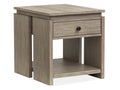 Conrad - Rectangular End Table - Stone Harbor Gray