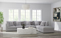 Cambria 6-piece Upholstered Modular Sectional Sofa Grey