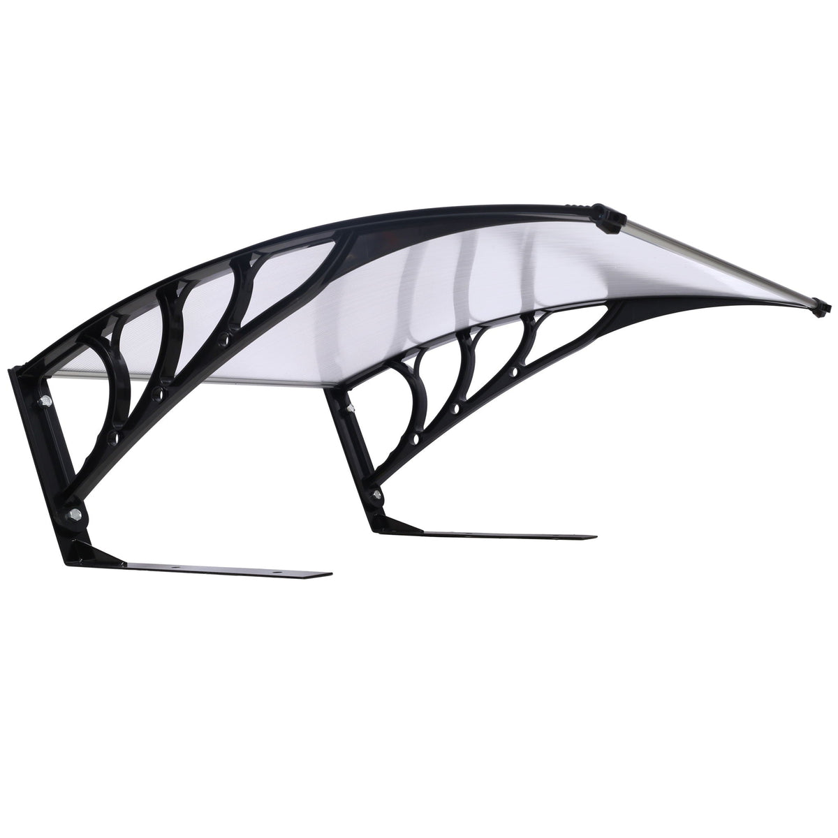 Weather Resistant Polycarbonate Canopy Outdoor Shade Cover For Robotic Lawn Mowers - Black