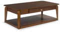 Trenmour - Rectangular Cocktail Table - Medium Brown
