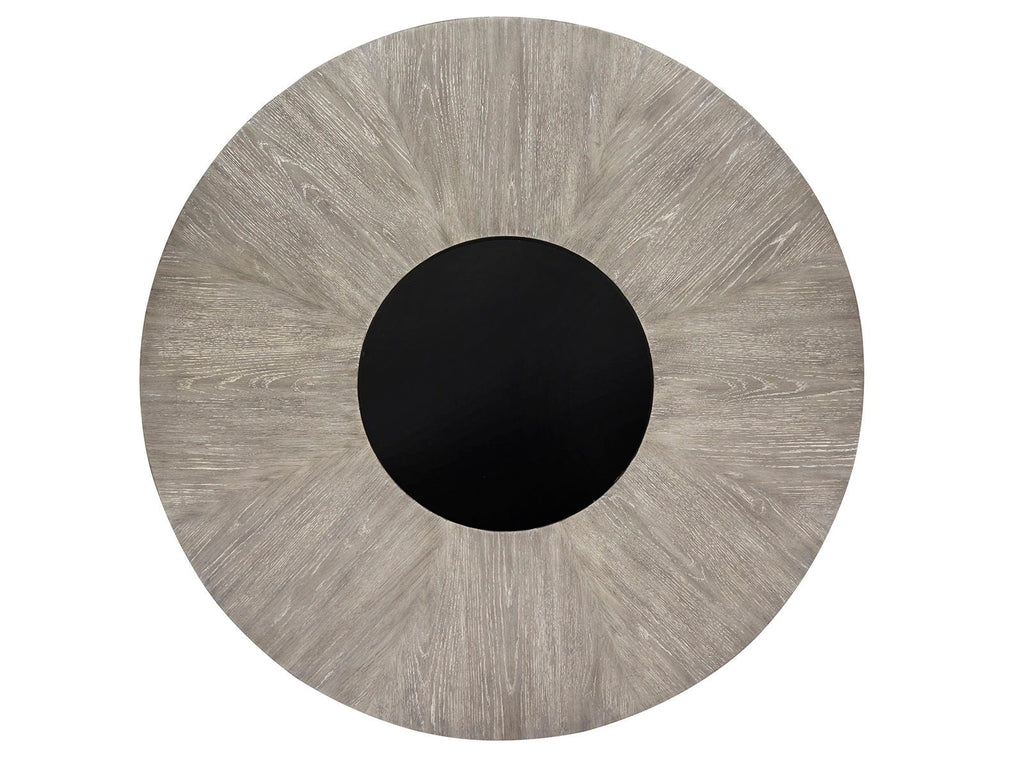 Ryker - Round Dining Table - Nocturn Black And Coventry Gray