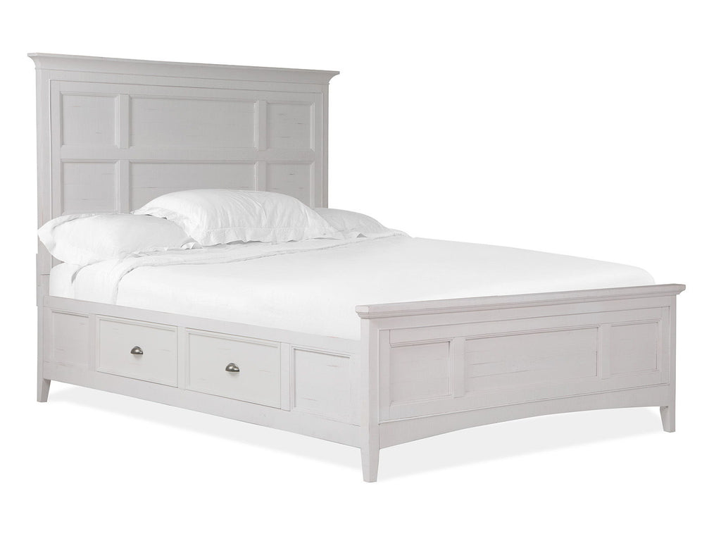 Heron Cove - Complete Panel Bed With Storage Rails