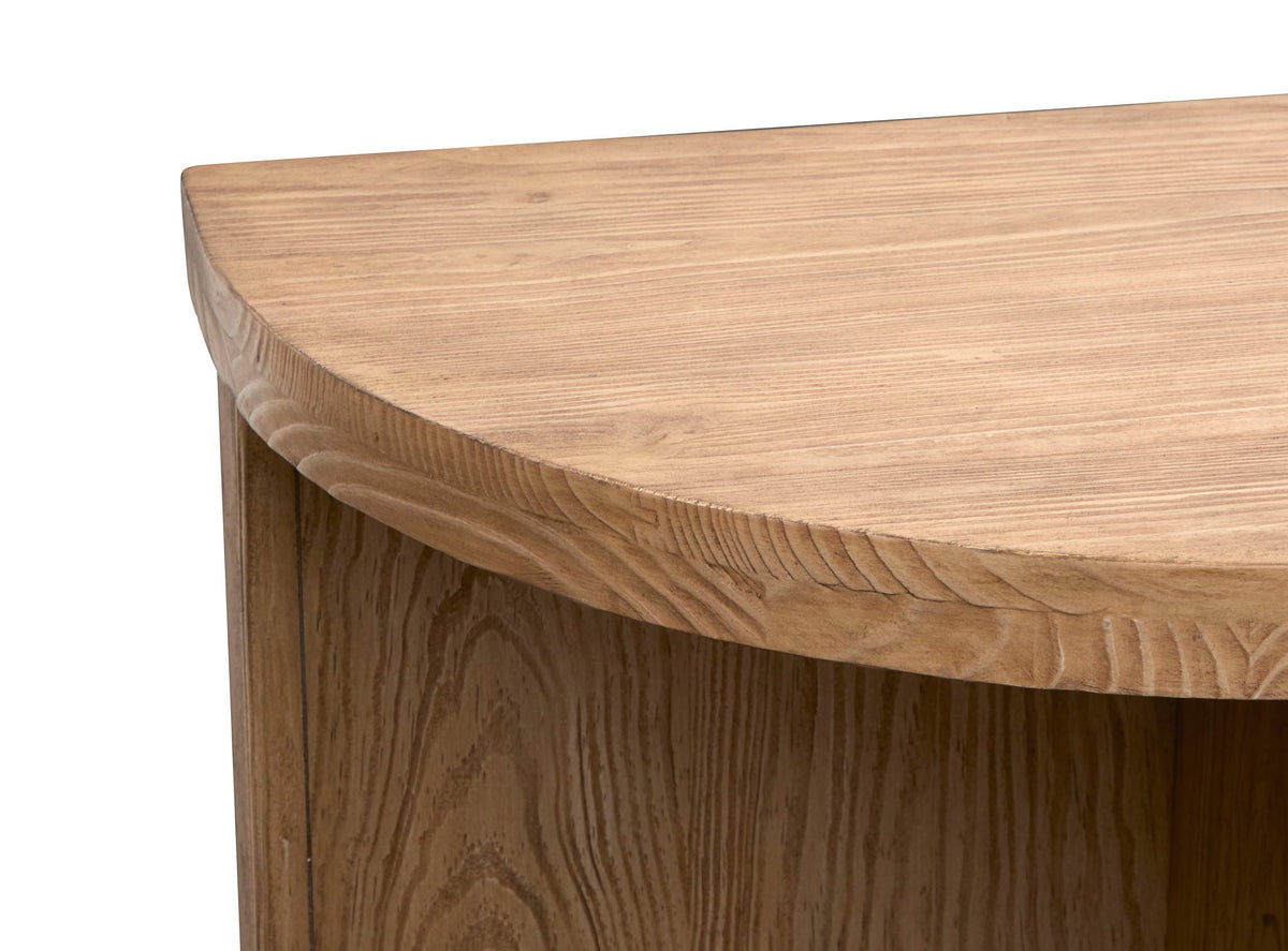 Hayden - Round End Table - Golden Oat