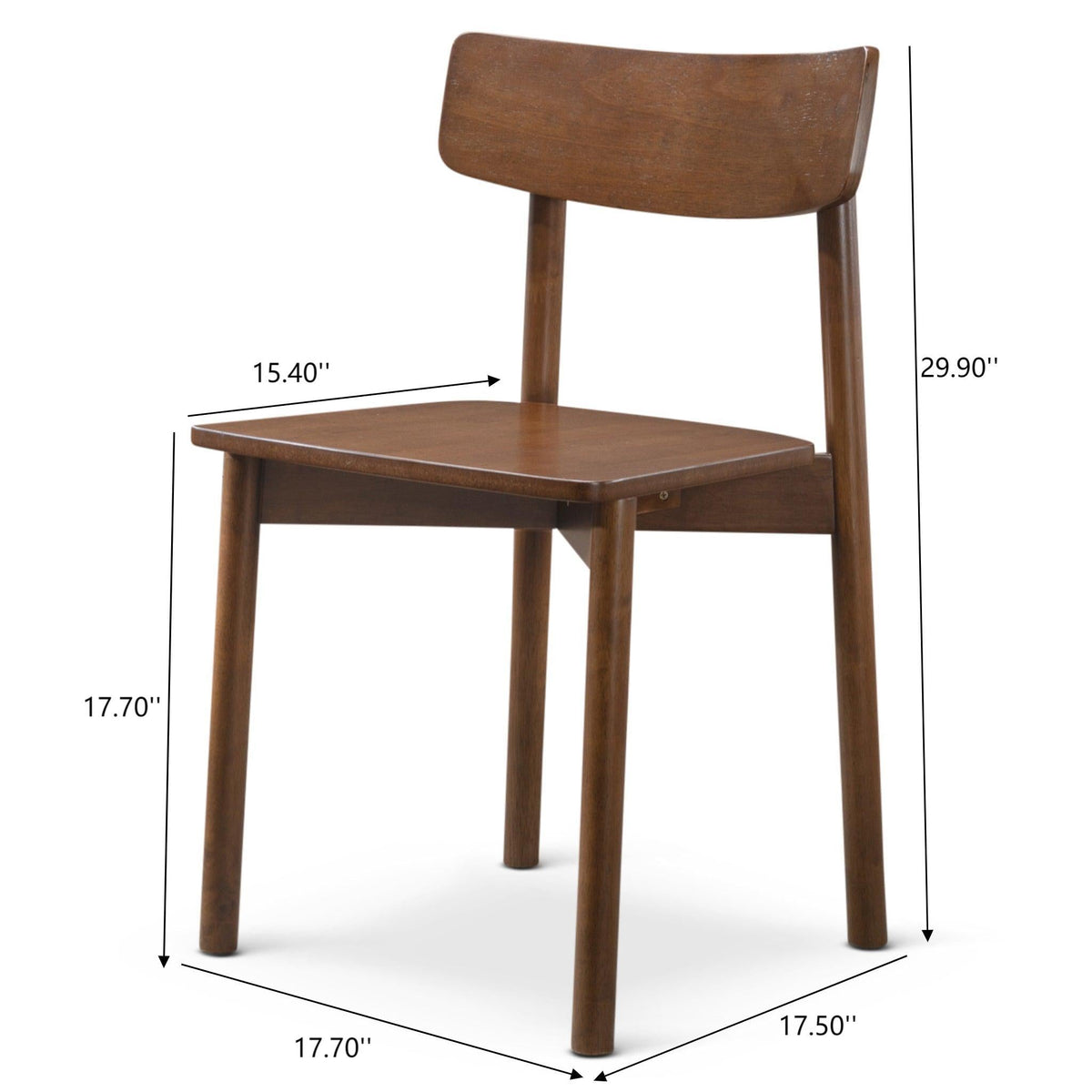 Dining Chair (Set of 2) - Rich Walnut