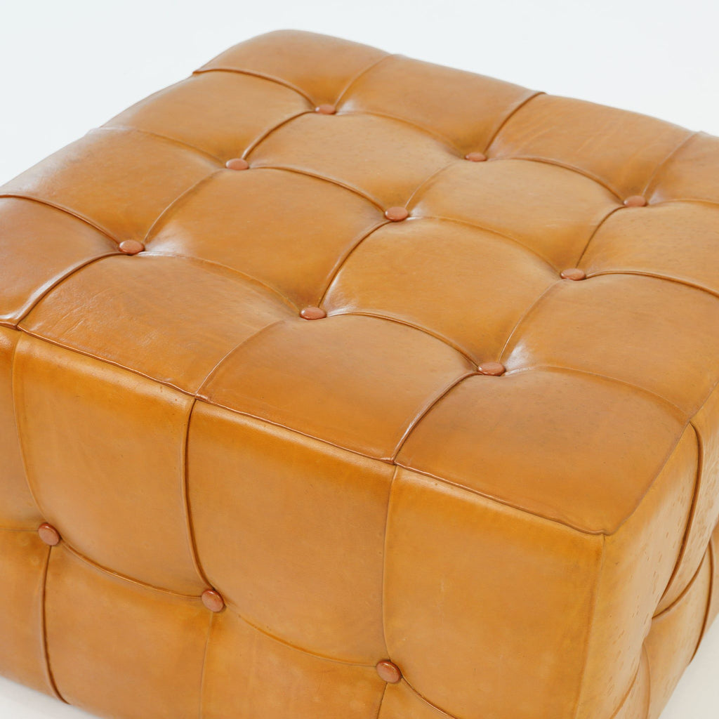 Benjiro - Square Ottoman - Tan