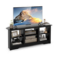 58 Inch TV Stand with 6 Open Storage Shelves for TVs up to 65 Inches