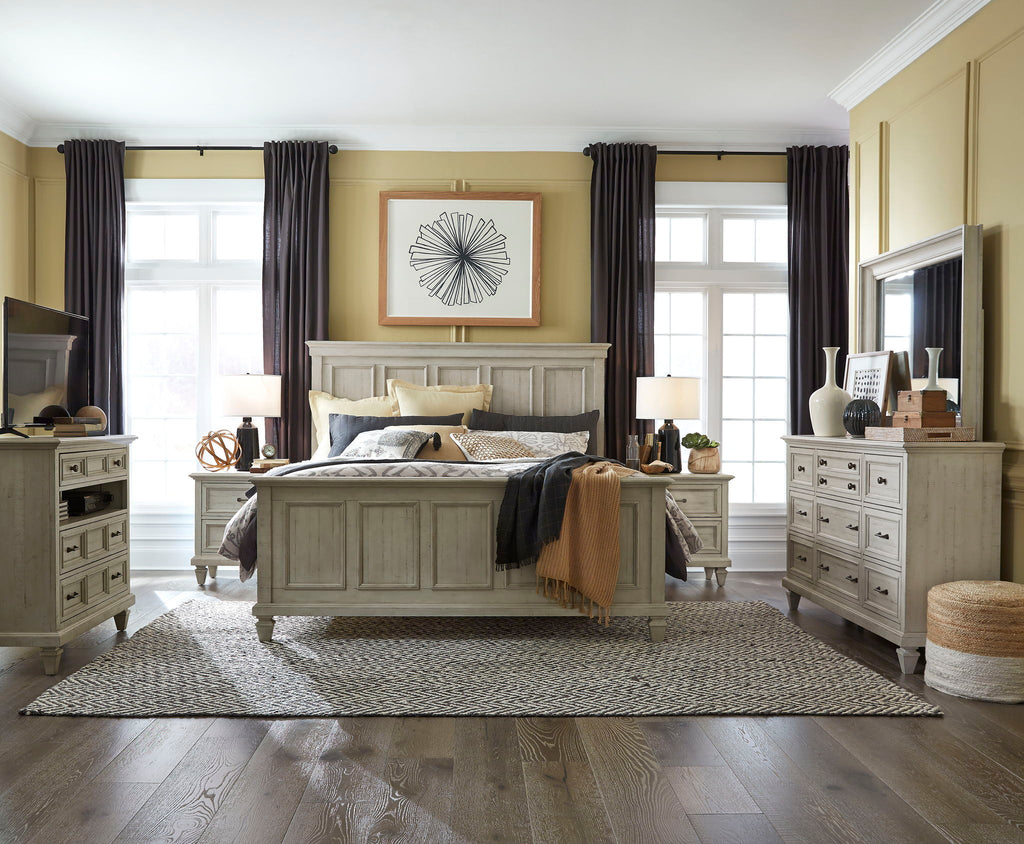 Newport - Landscape Mirror - Alabaster
