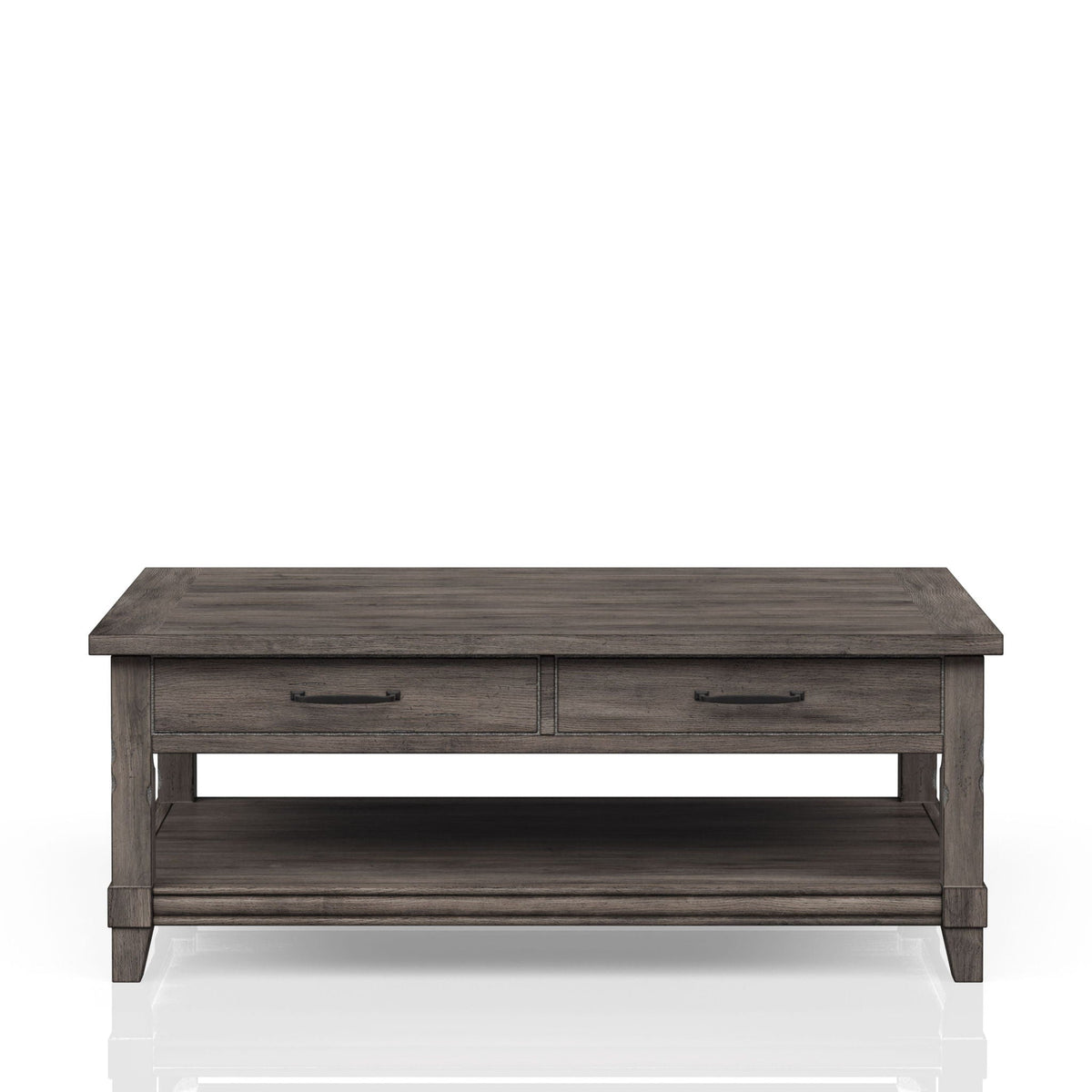 Lift Top Cocktail Table With Casters - Gray