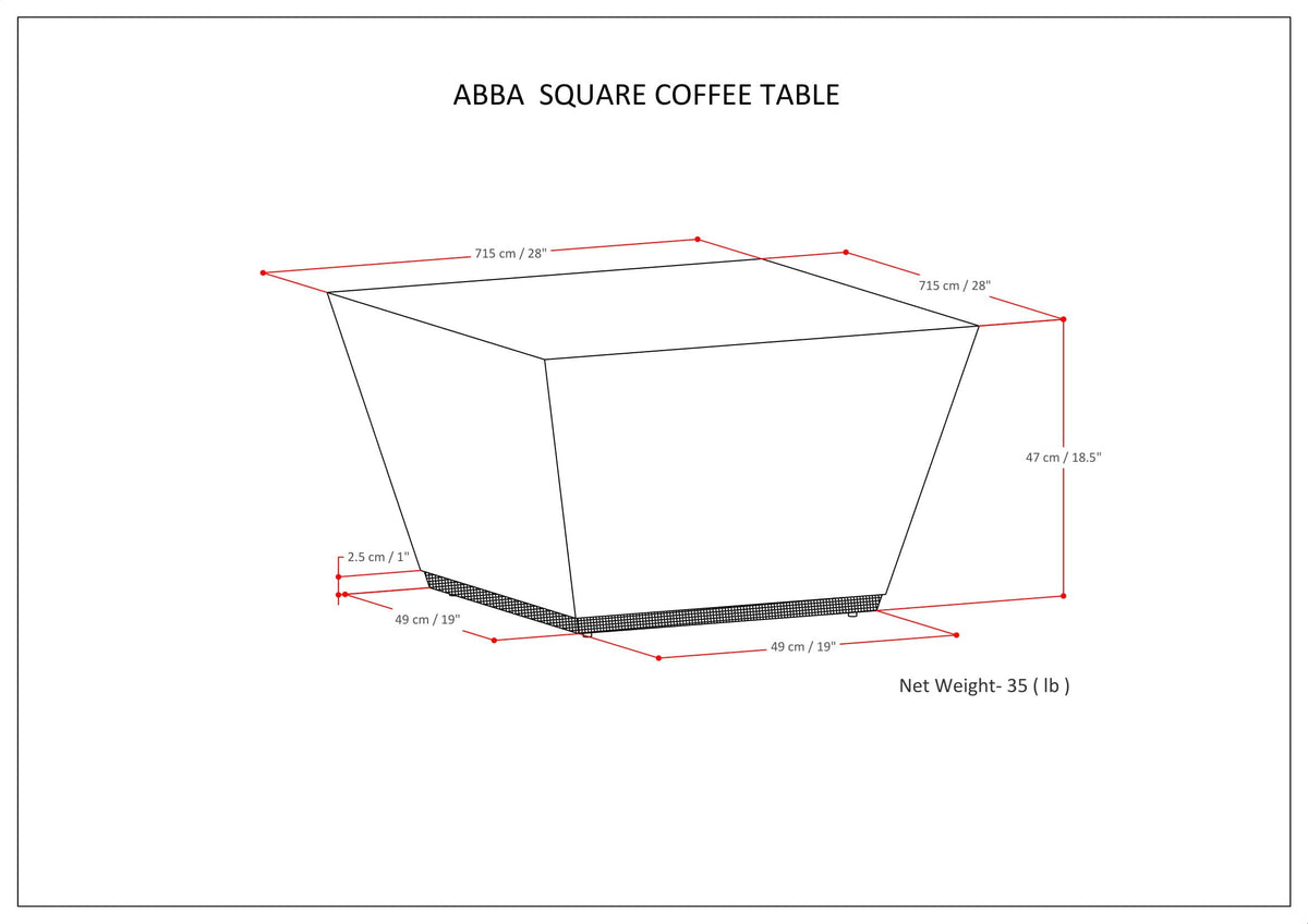 Abba - Handcrafted Coffee Table