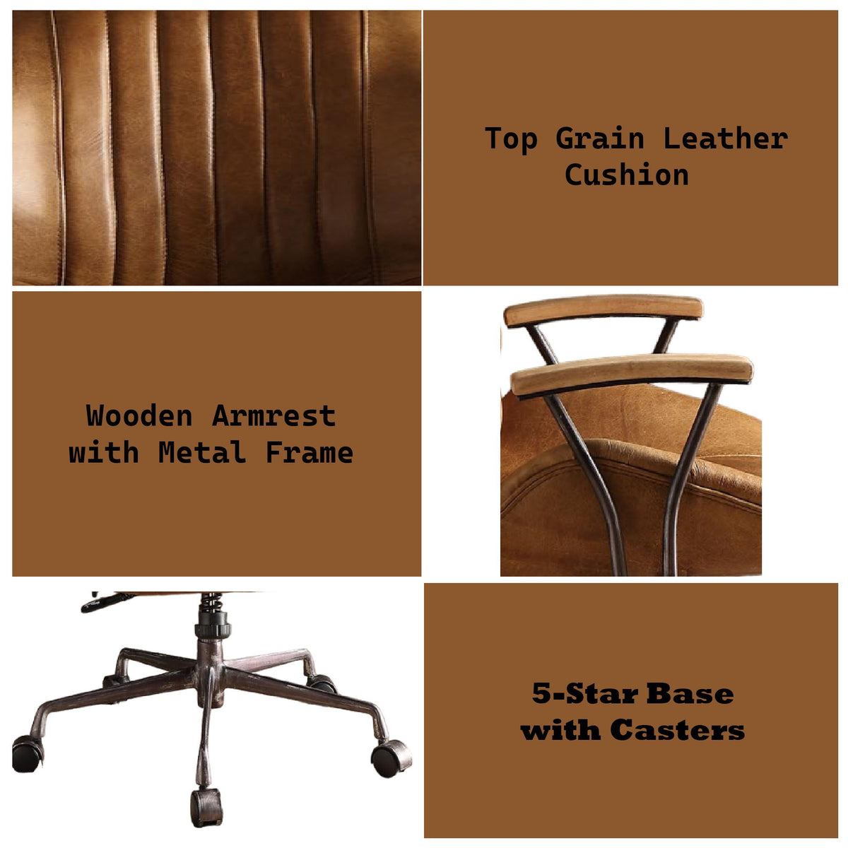 Hamilton - Top Grain Office Chair