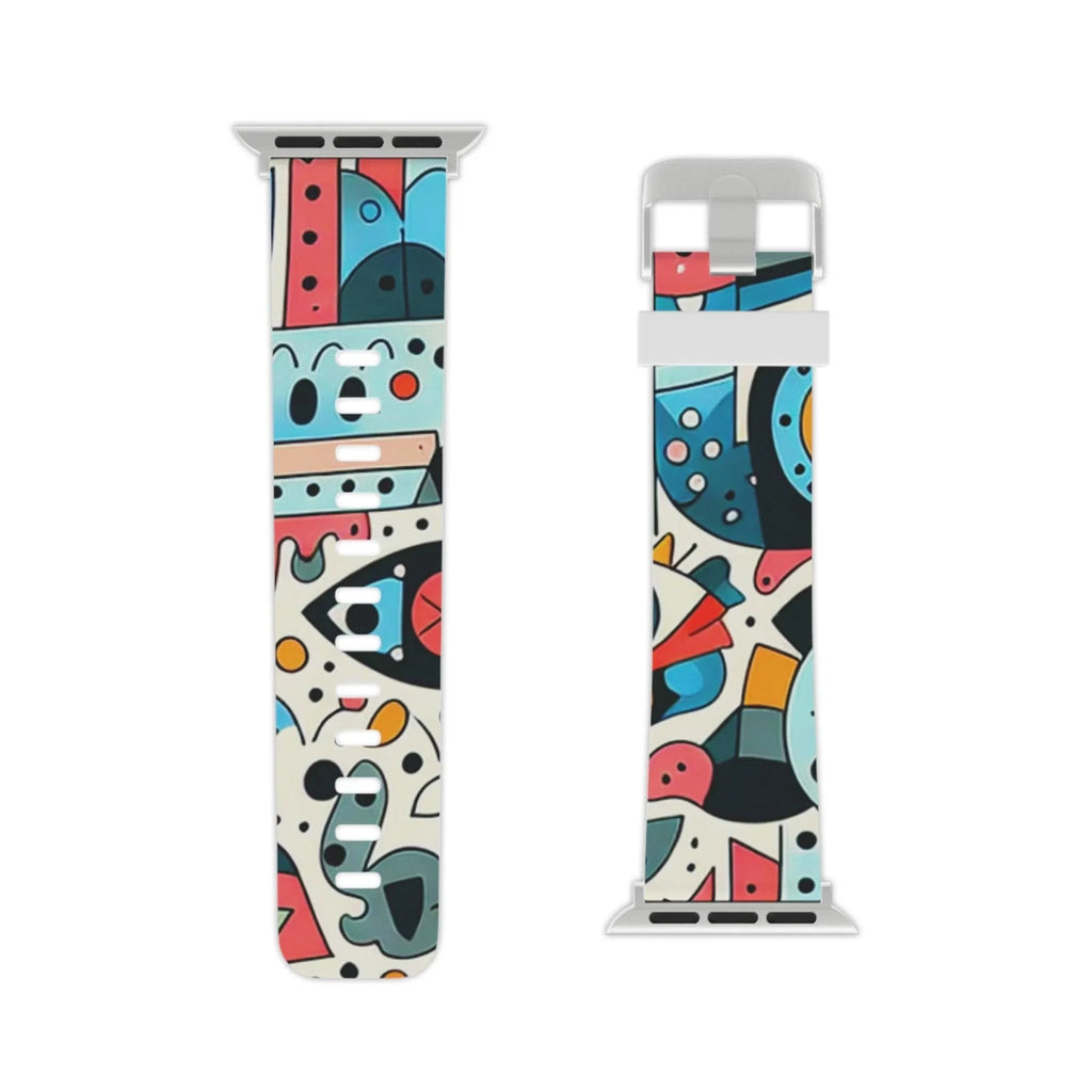 Watch Band - Wacky Color Pattern Design for Apple Watch