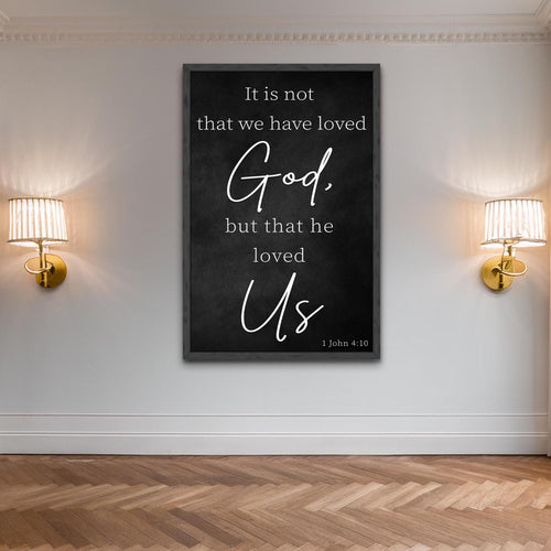 1 John 4:10 Faith Sign V
