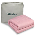 60 x80 Inch 15lbs Premium Cooling Heavy Weighted Blanket-Pink