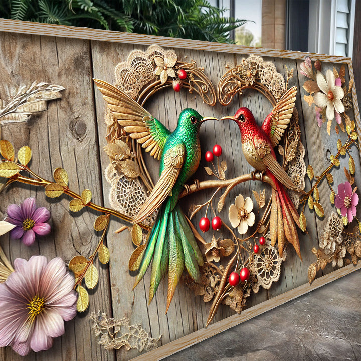 Hummingbirds Wall Art VII