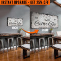 Upgrade Your 'Coffee Bar' (Style 2) Canvas To 24x48 Inches