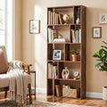 5-Tier Bookshelf with Open Back and Anti-Tipping Kit