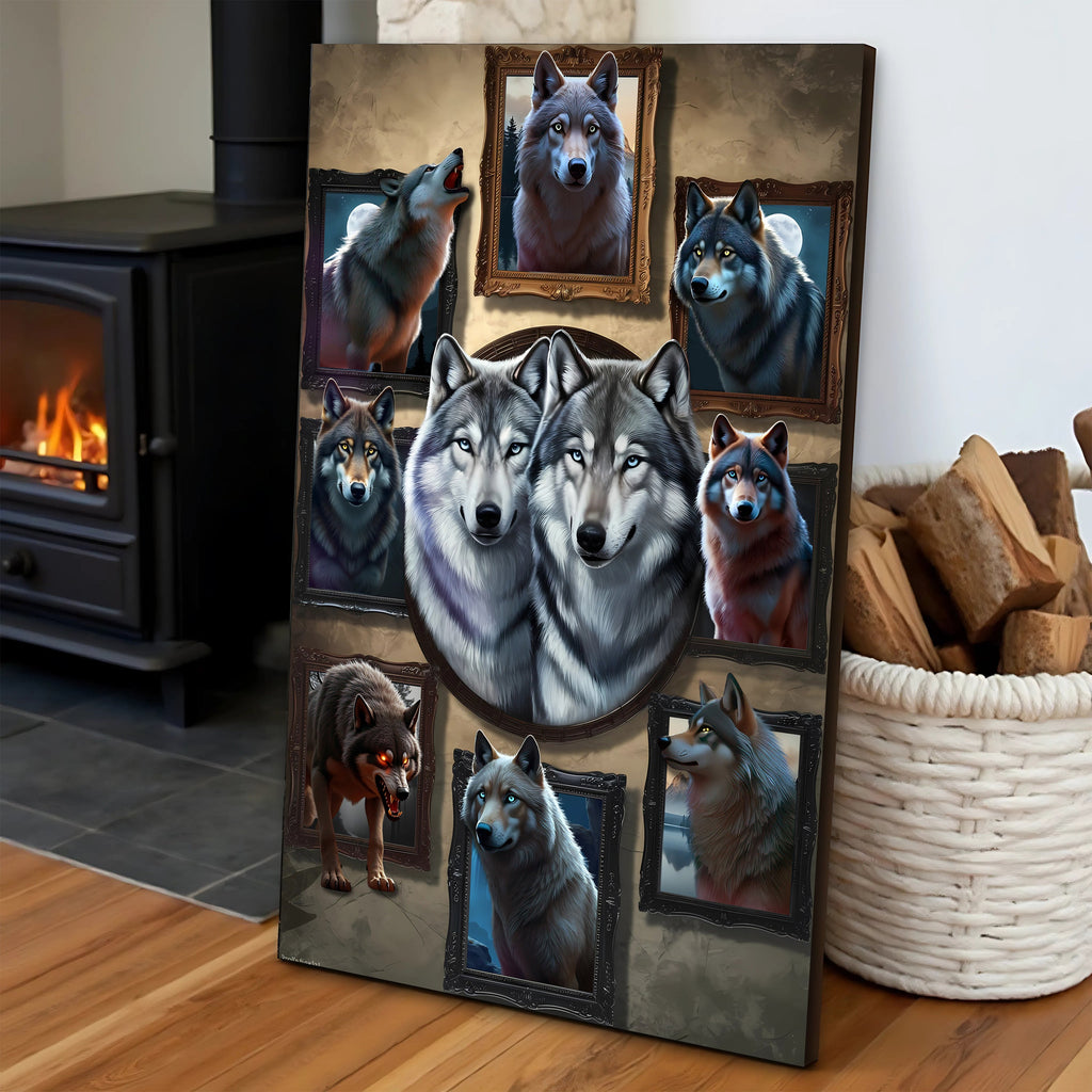 Wolf Collage Wall Art