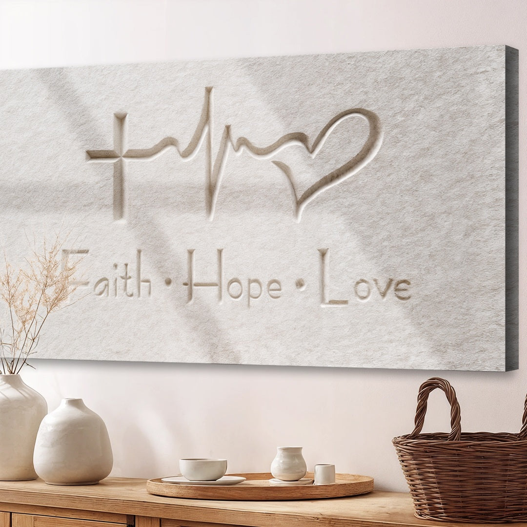Faith, Hope, Love Faith Wall Art IV