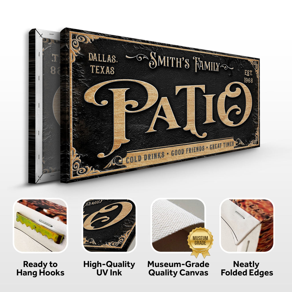 Personalized Patio Sign II