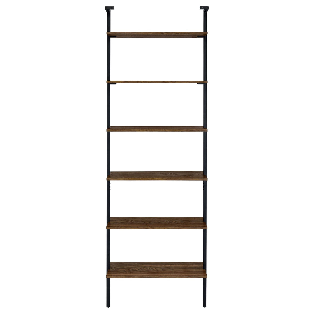 Owens 96-inch 6-shelf Wall Bookshelf Walnut