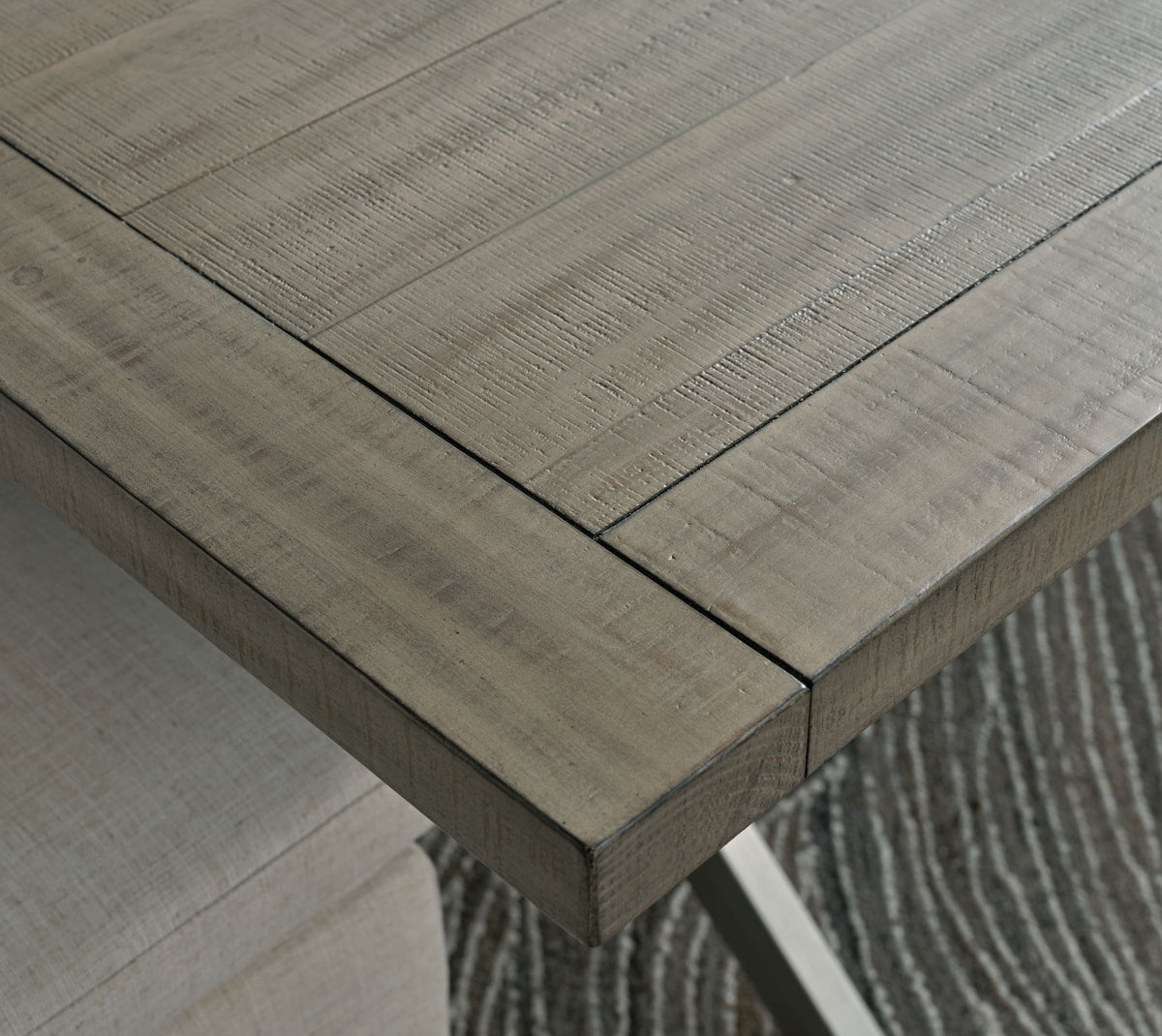Krystanza - Rectangular Dining Room Table - Weathered Gray