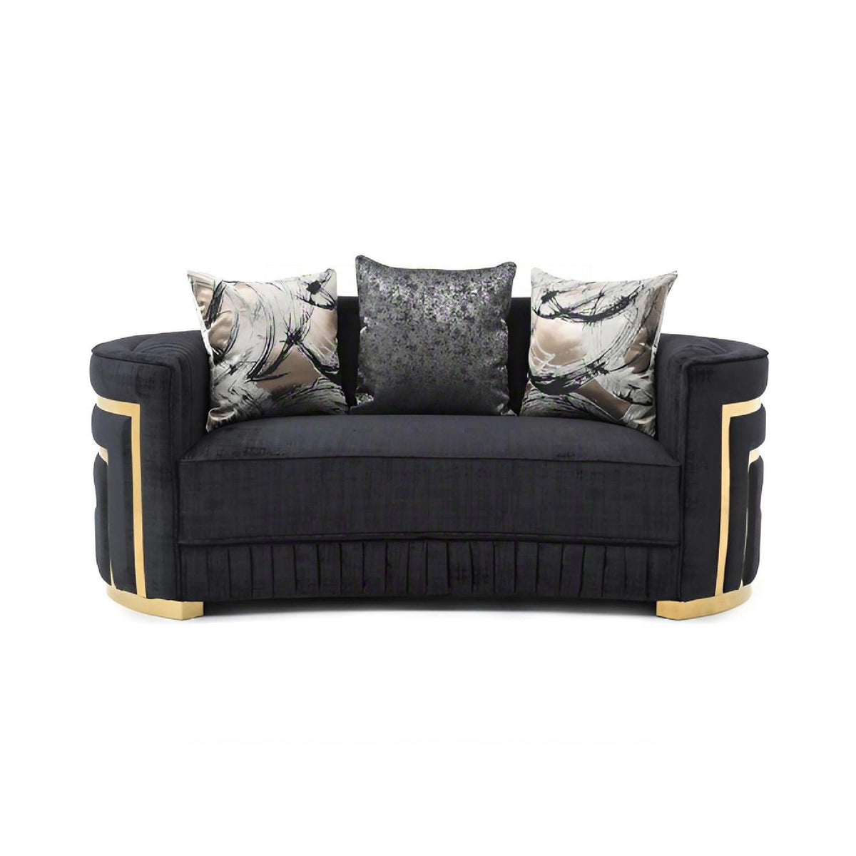 Soledad - Loveseat - Black