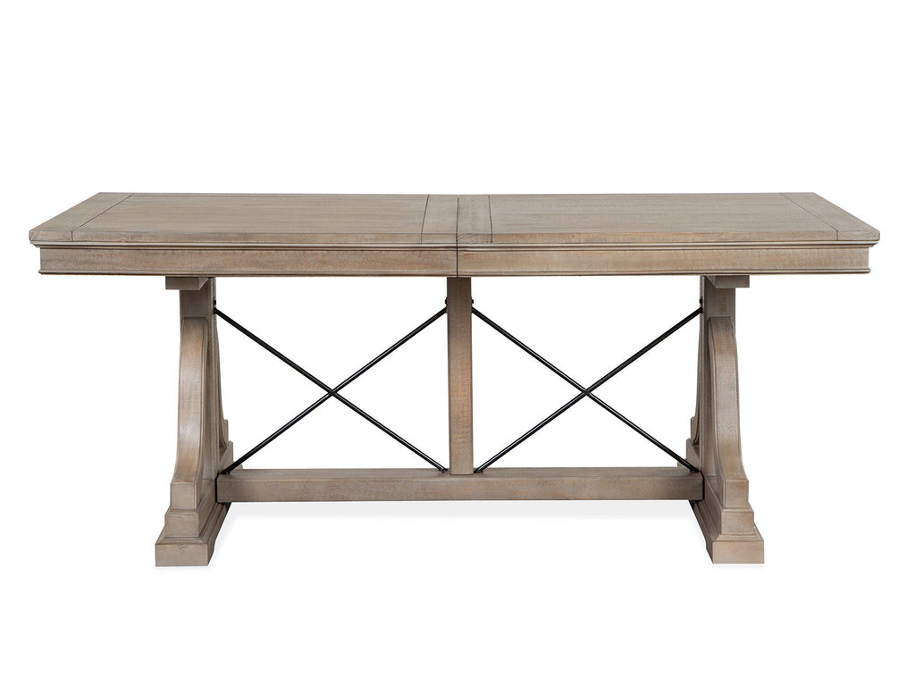 Paxton Place - Trestle Dining Table - Dovetail Gray