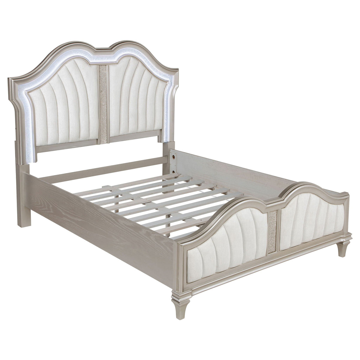 Evangeline 5-piece Queen Bedroom Set Silver Oak
