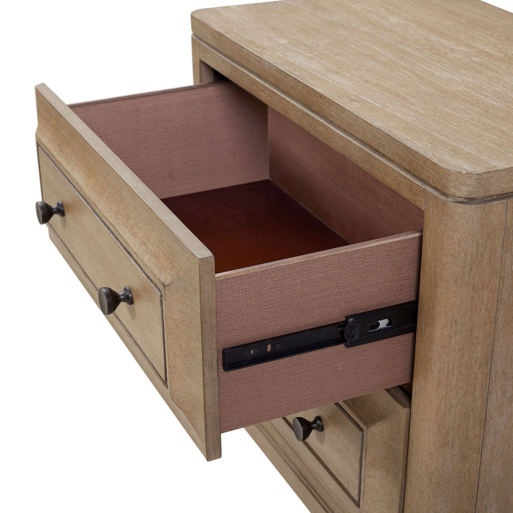 2 Drawer Nightstand - Sand