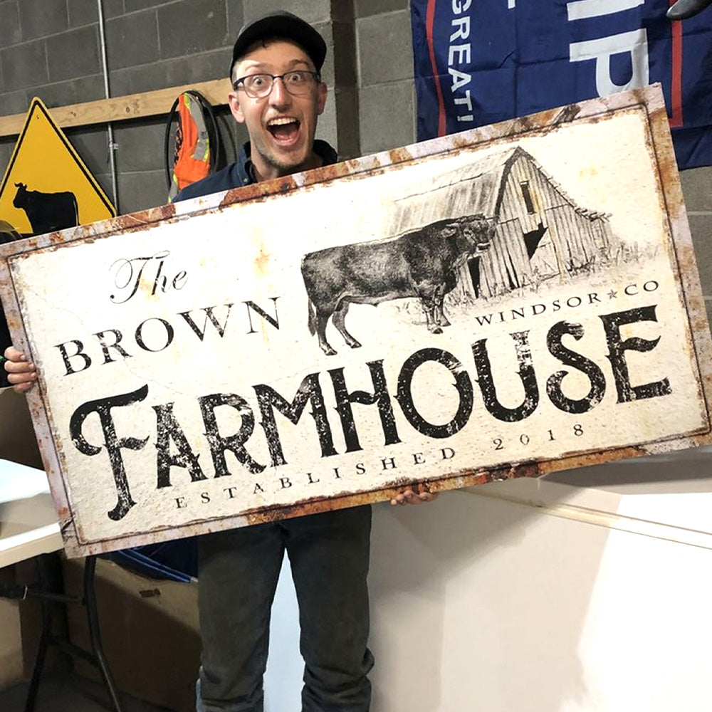 Rustic Farmhouse Sign
