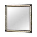 Lively - Mirror With Glitter Detail - Black