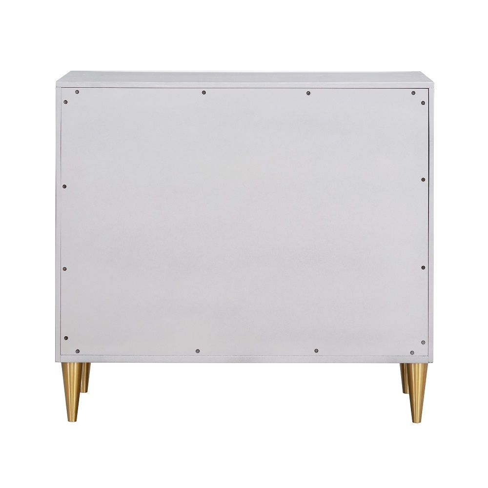 Anson - Console Cabinet - Metallic Silver & Champagne