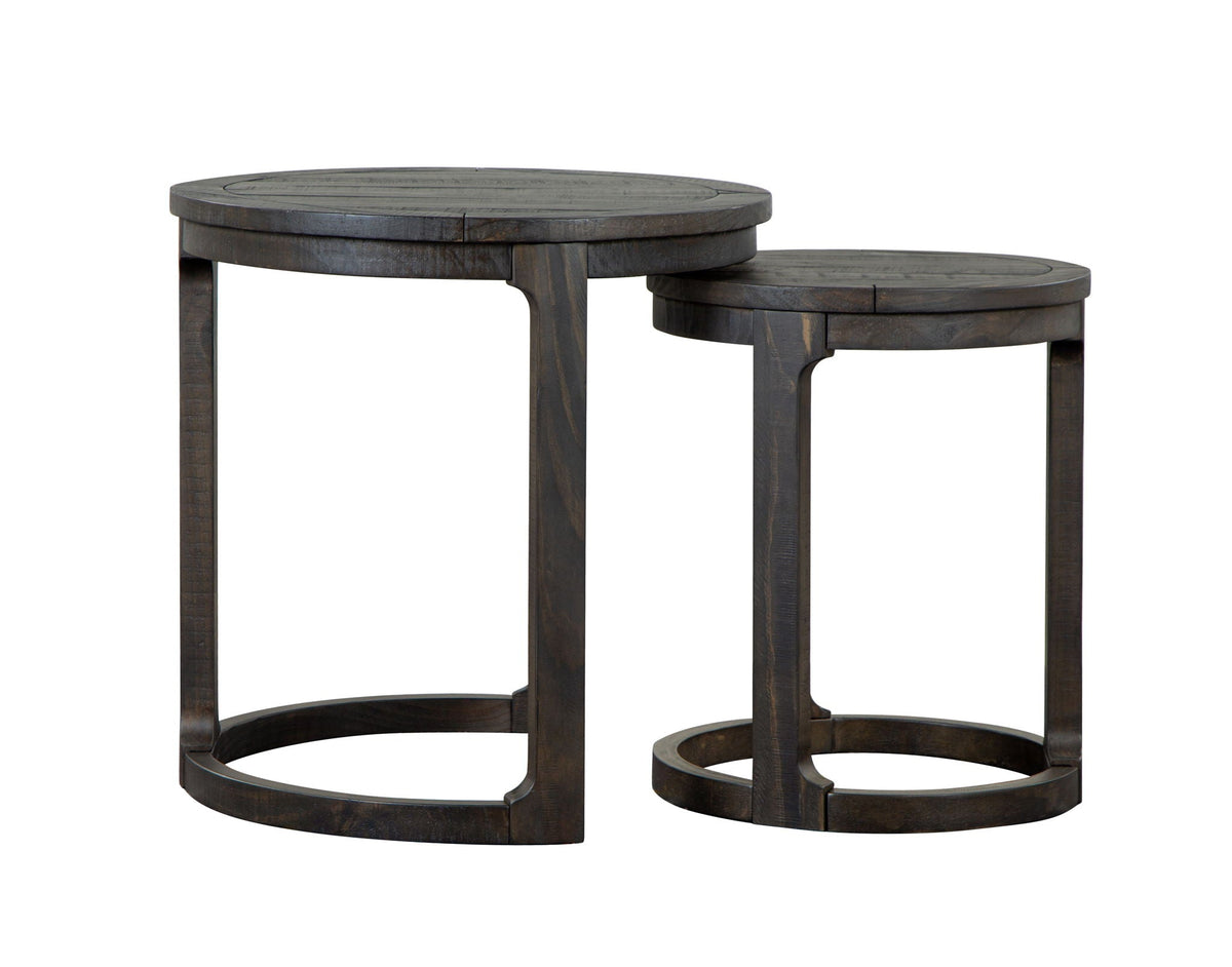 Boswell - Round Nesting (Set of 2) - Peppercorn