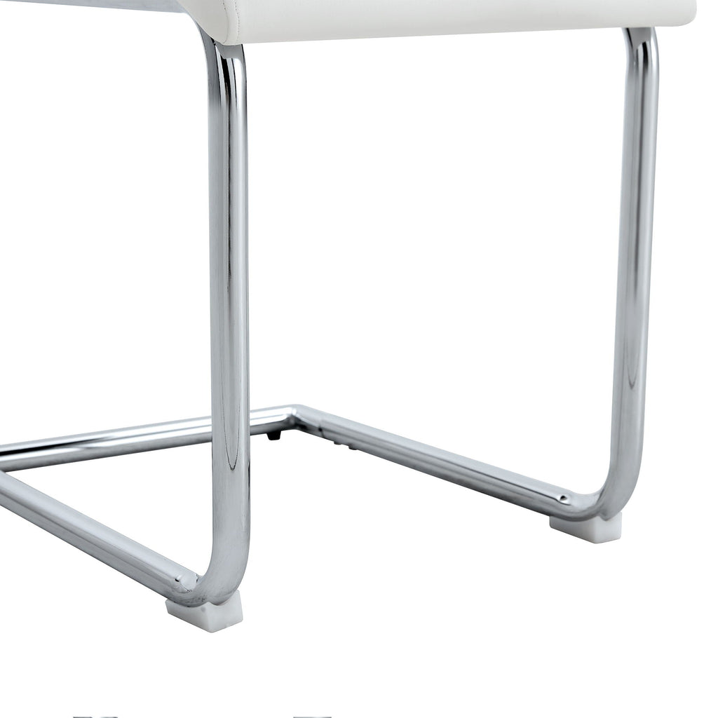 Modern Dining Chairs With High Backrest And Sturdy Legs