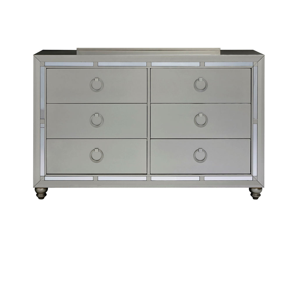 Chloe - Dresser - Silver / Gray