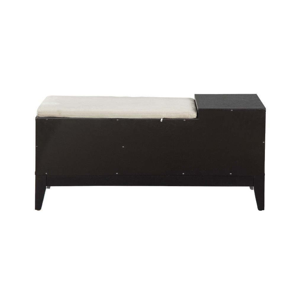 Boyet - Bench - Cream Fabric & Black