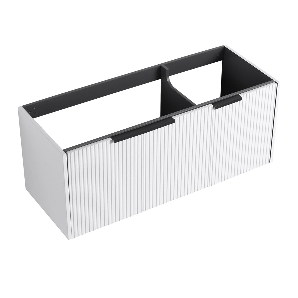 Contemporary Wall Mounted Bathroom Vanity With Soft Close Doors